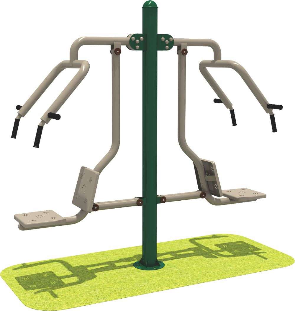 中国388vip太阳运动健身器材 限位双人坐