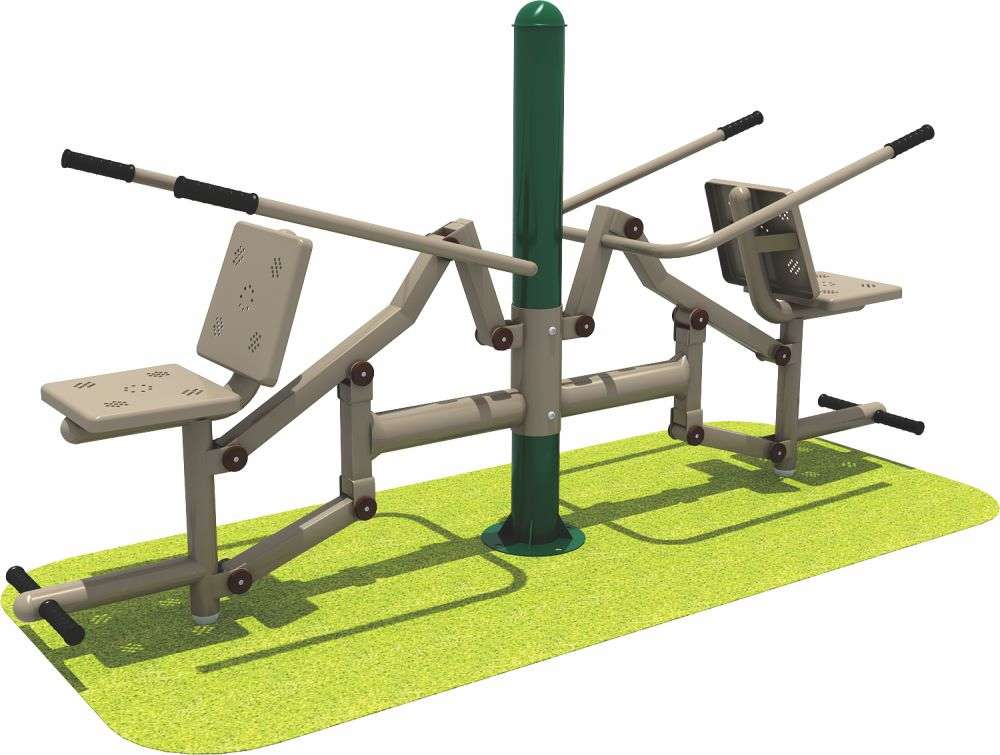 中国388vip太阳运动健身器材 双人坐压器